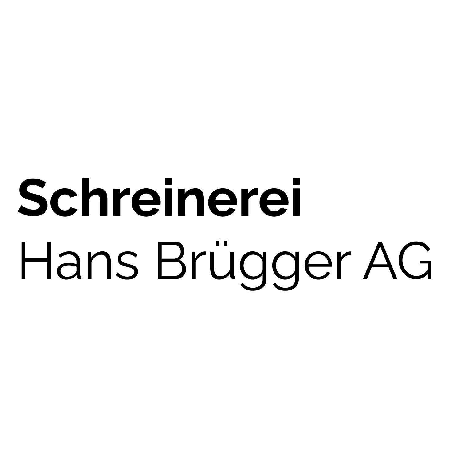 Hans Brügger AG, Schreinerei Logo