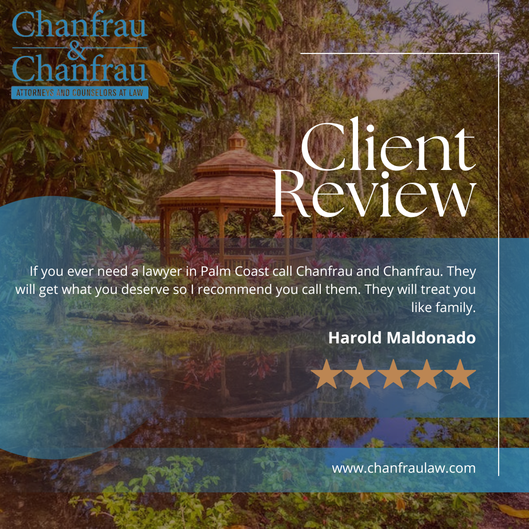 Google review of Chanfrau & Chanfrau | Palm Coast, FL