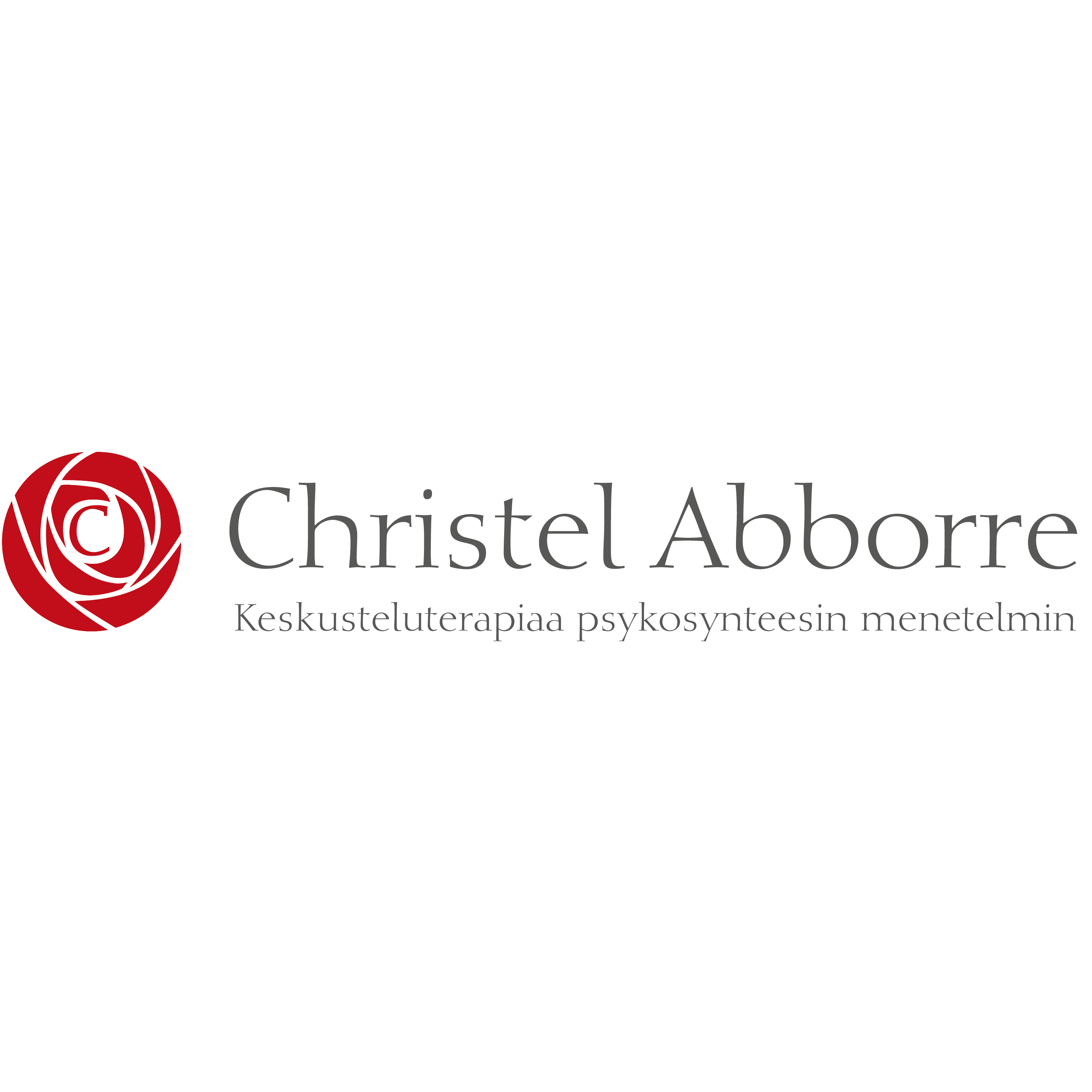 Keskusteluterapeutti Christel Abborre Logo