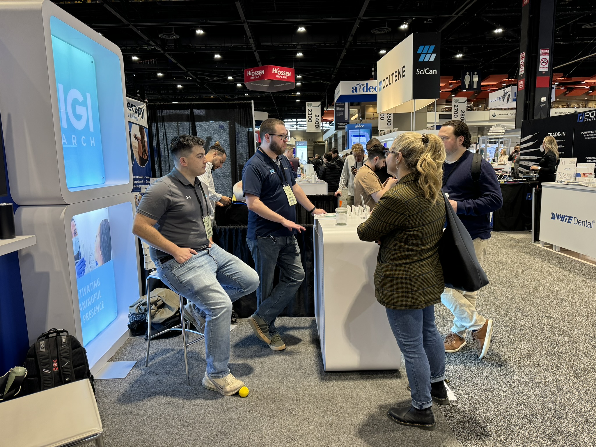 The DIGI Search booth at the 2025 Chicago Midwinter Meeting