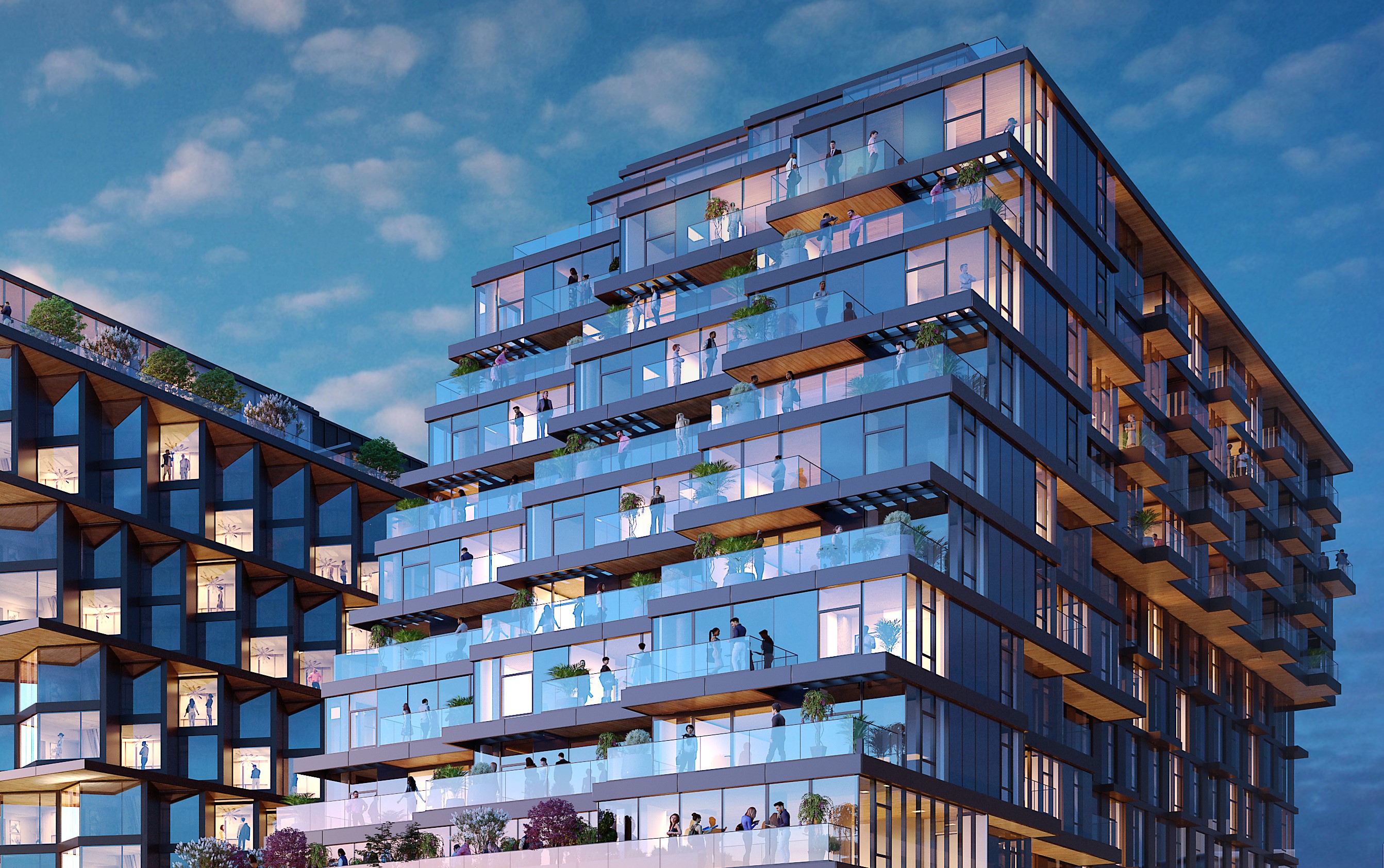 Experience luxury apartment living at The Wharf and the welcoming sense of home at The Tides.