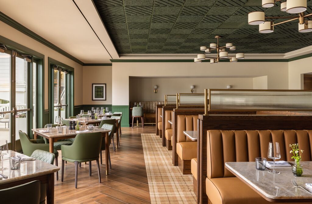 Whether you're settling in for a long lunch or a late dinner, the room sets the mood before the first course arrives.