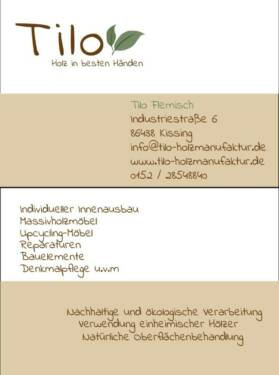 Tilo Holzmanufaktur, Industriestraße 6 in Kissing