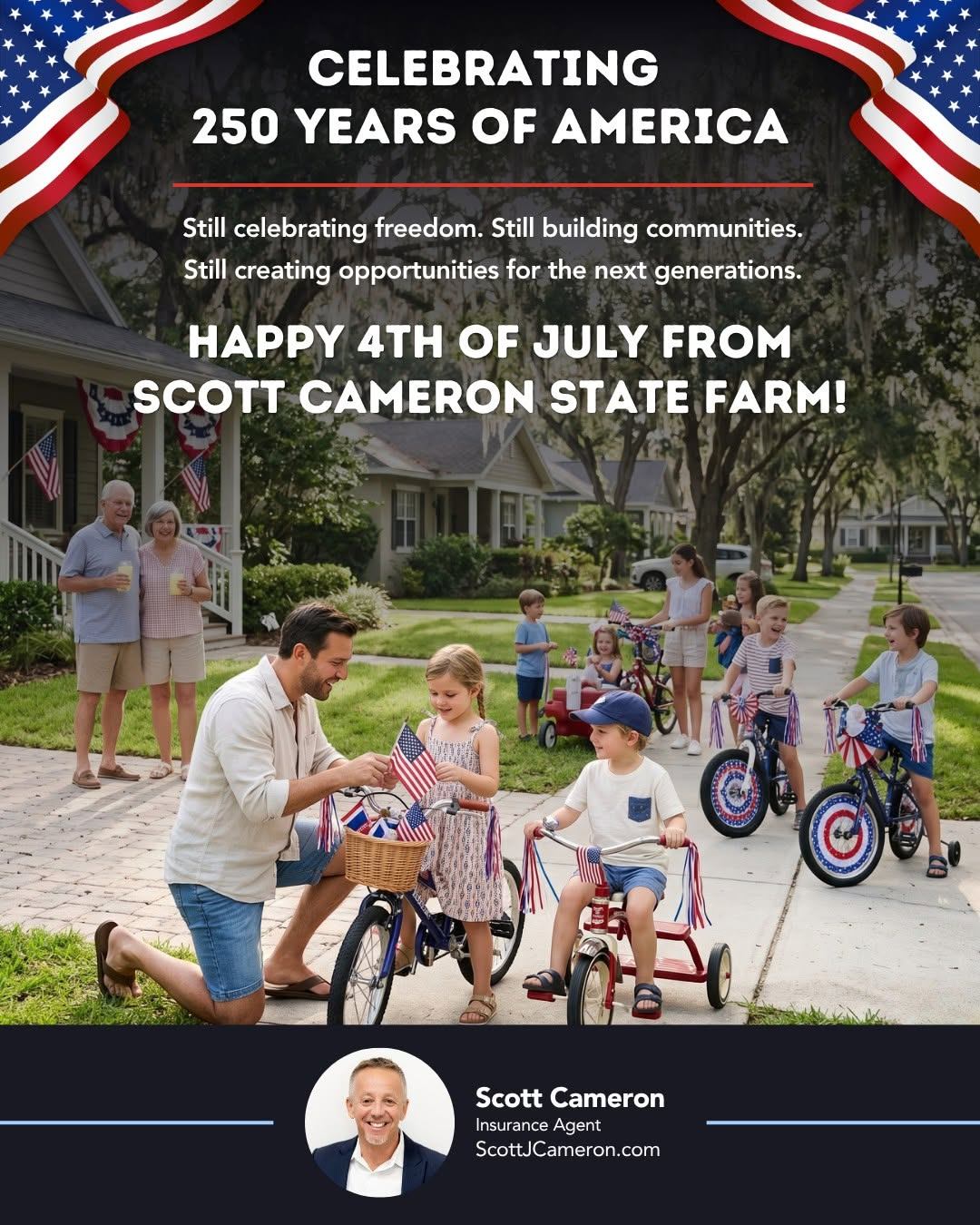 Wishing everyone in Ocala and throughout Marion County a wonderful Independence Day filled with family, friends, and summer traditions. Whether you're spending the day at a barbecue, enjoying local festivities, or watching fireworks light up the sky, we hope it's a memorable one.
