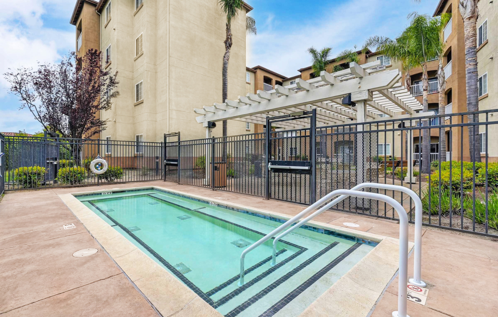 Hot Tub at Hayward Village Senior Apartments in Hayward, CA