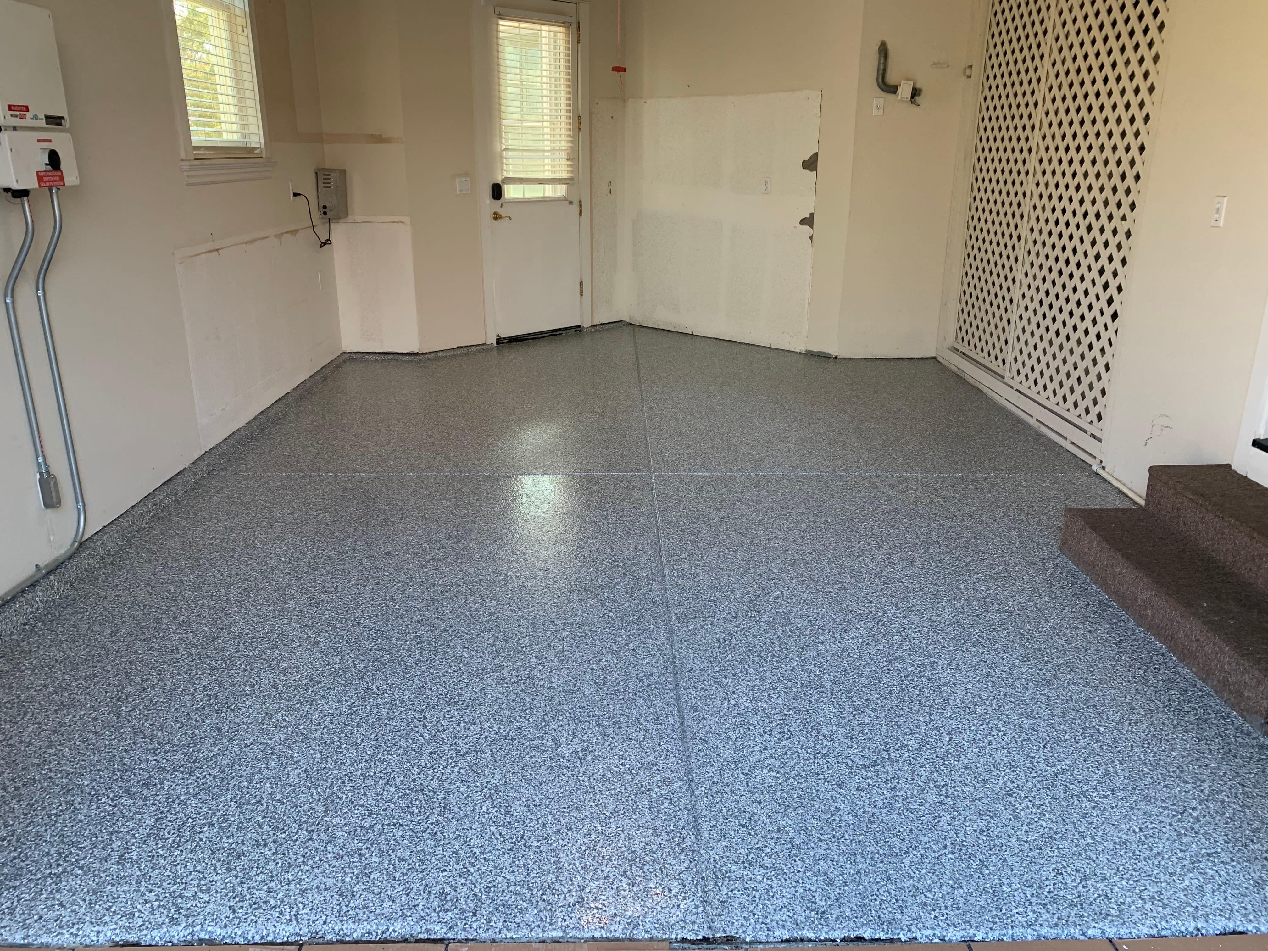 After, epoxy flooring - Premier Garage of the Bay Area