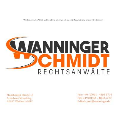 Wanninger Schmidt Rechtsanwälte, Partnerschaftsgesellschaft mbB in Weiden in der Oberpfalz - Logo