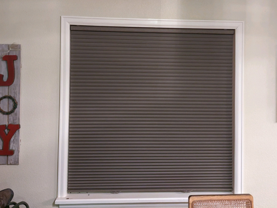 Custome cellular shades from Budget Blinds of Sheridan and Gillette are designed to help you conserve energy year-round.