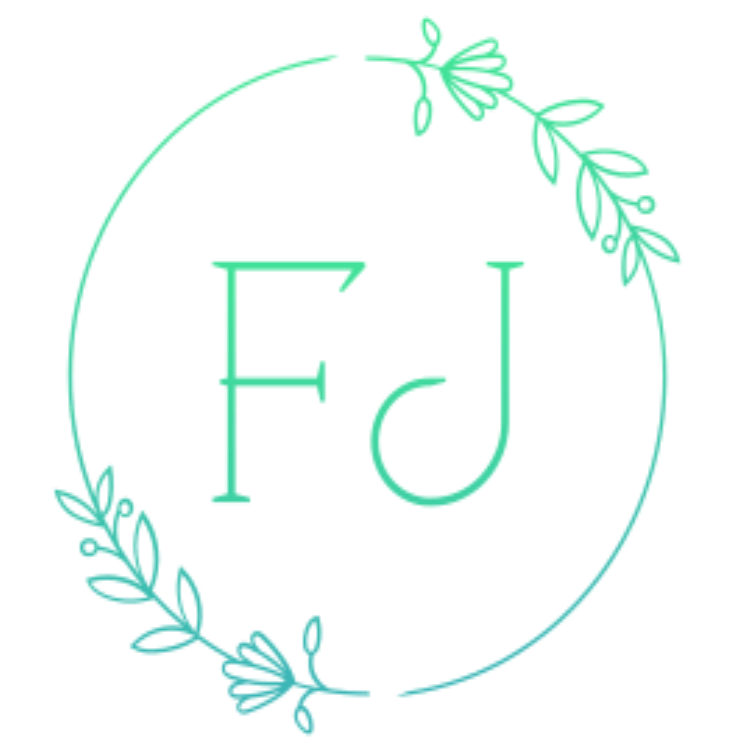 Finding Justice A Flower and Vegetable Garden Logo