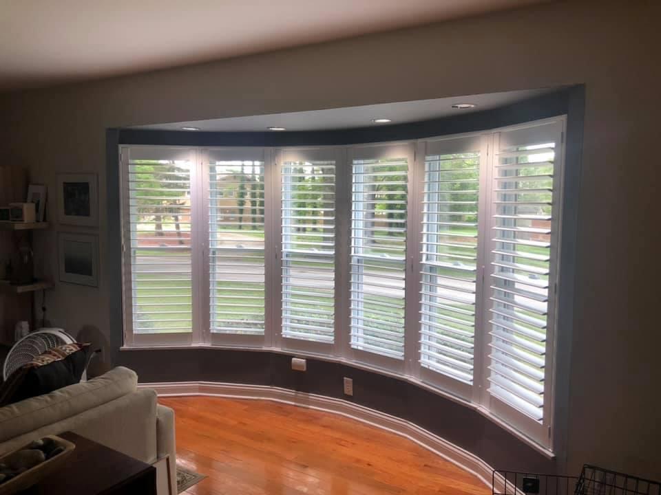 Shutters are for bay-style windows, as well!