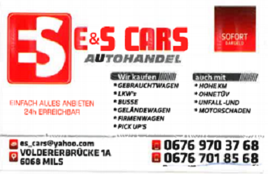 E&S Cars Autohandel - Abschleppdienst, Volderer Brücke 1a in Mils