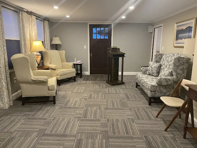 Sitting area Staples Funeral Home & Cremation Care
53 Brunswick Ave, Gardiner, ME 04345
Phone: (207) 582-3102