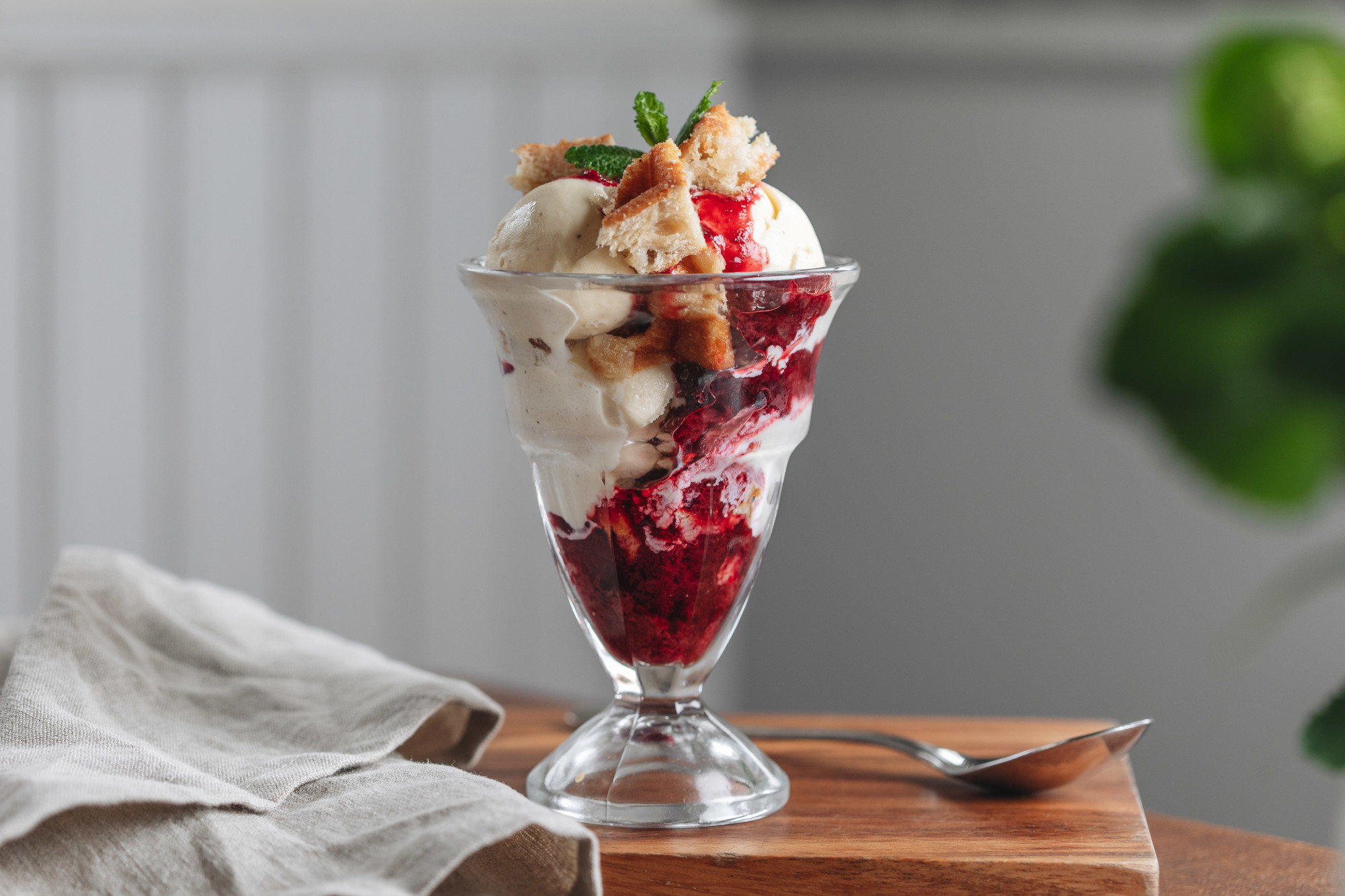 Cherry sundae The Countryman Inn Dorchester 01305 591090