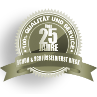Logo Schuh und Schlüsseldienst Rieck Galerie Rostocker Hof