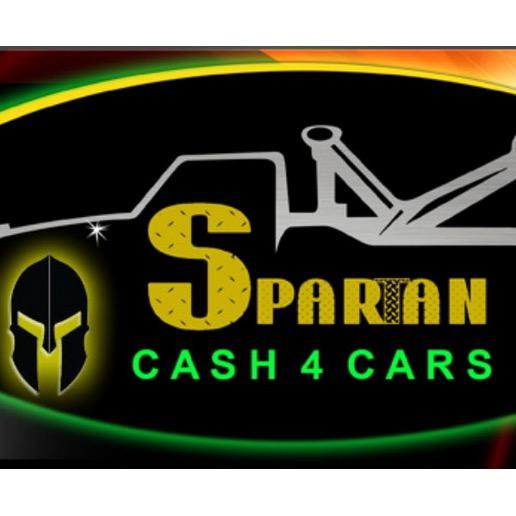 Spartan Cash for cars/ Junk Car Removal Logo