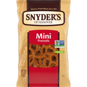 Snyder's of Hanover Mini Pretzels, 3.5 Oz featured image