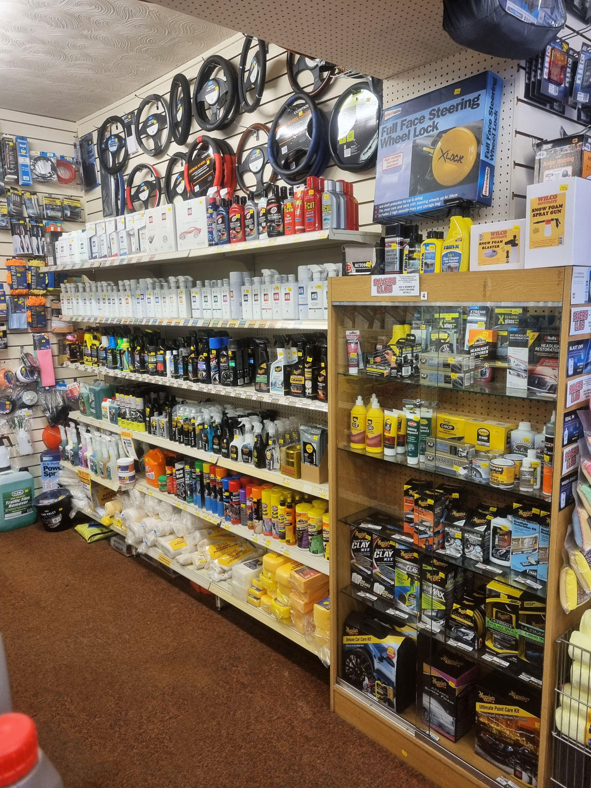 Car care and cleaning products at Wilco, Milton Road, Cambridge Wilco Motor Spares Cambridge 01223 355113