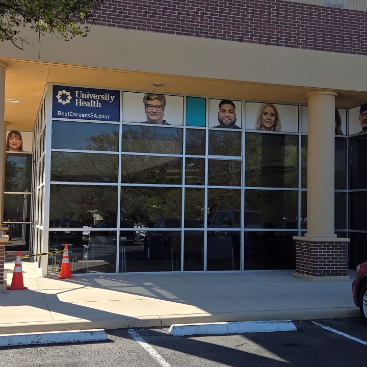 Exterior of Human Resources main lobby