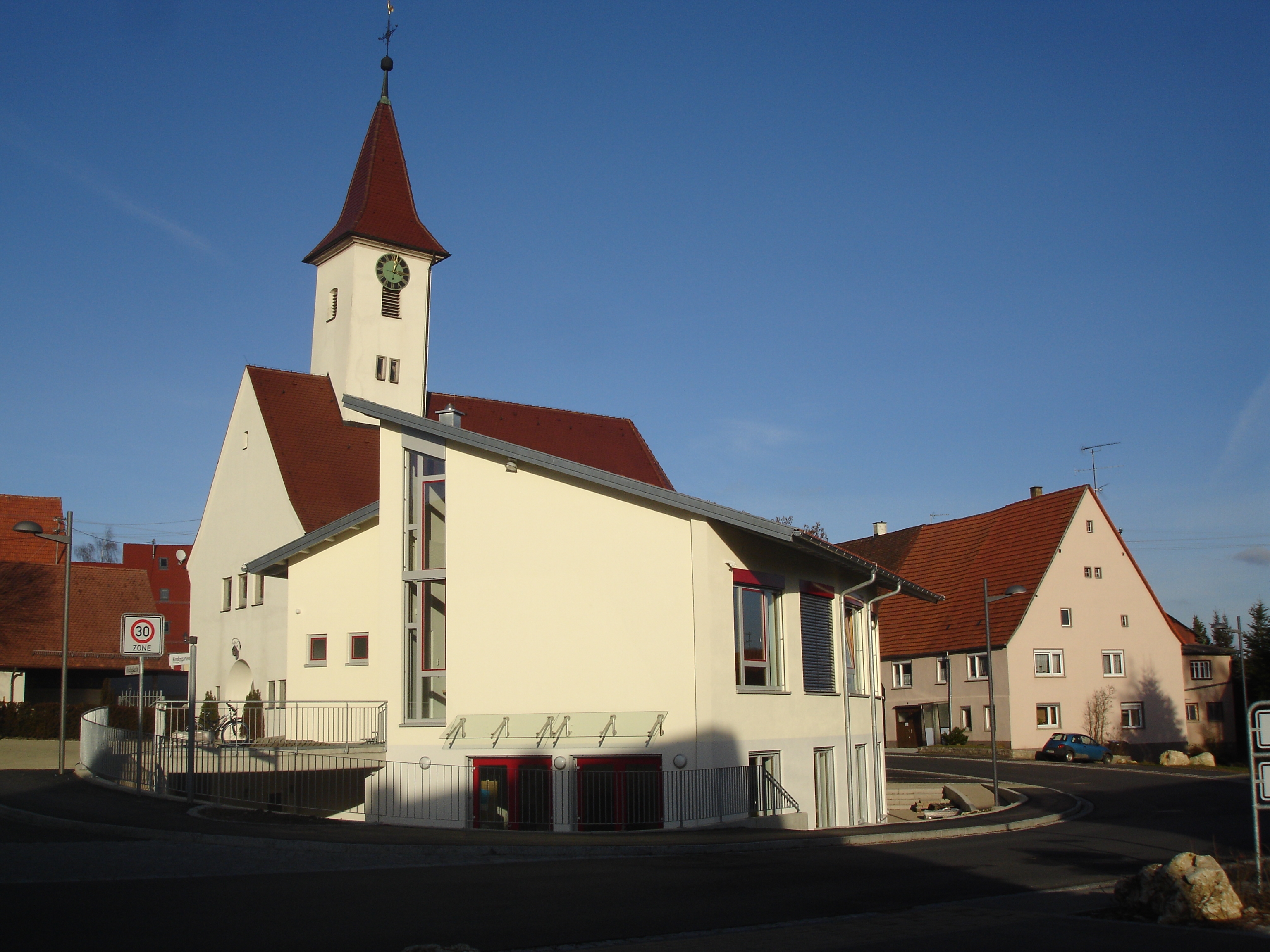 St. Otmarkirche - Evangelische Gesamtkirchengemeinde Bernloch und Meidelstetten mit Oberstetten, Haupstraße 25 in Hohenstein-Meidelstetten