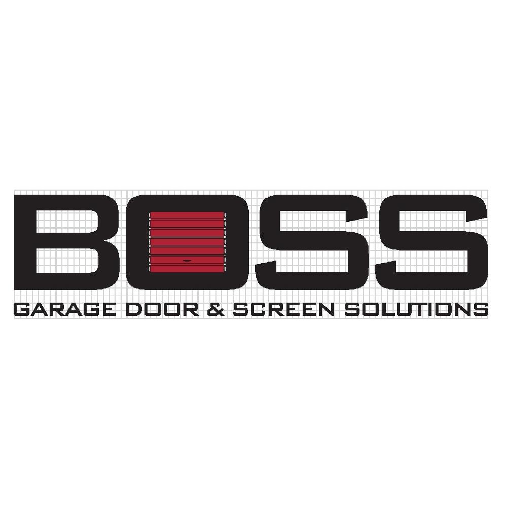 BOSS Garage Door & Screen Solutions Logo