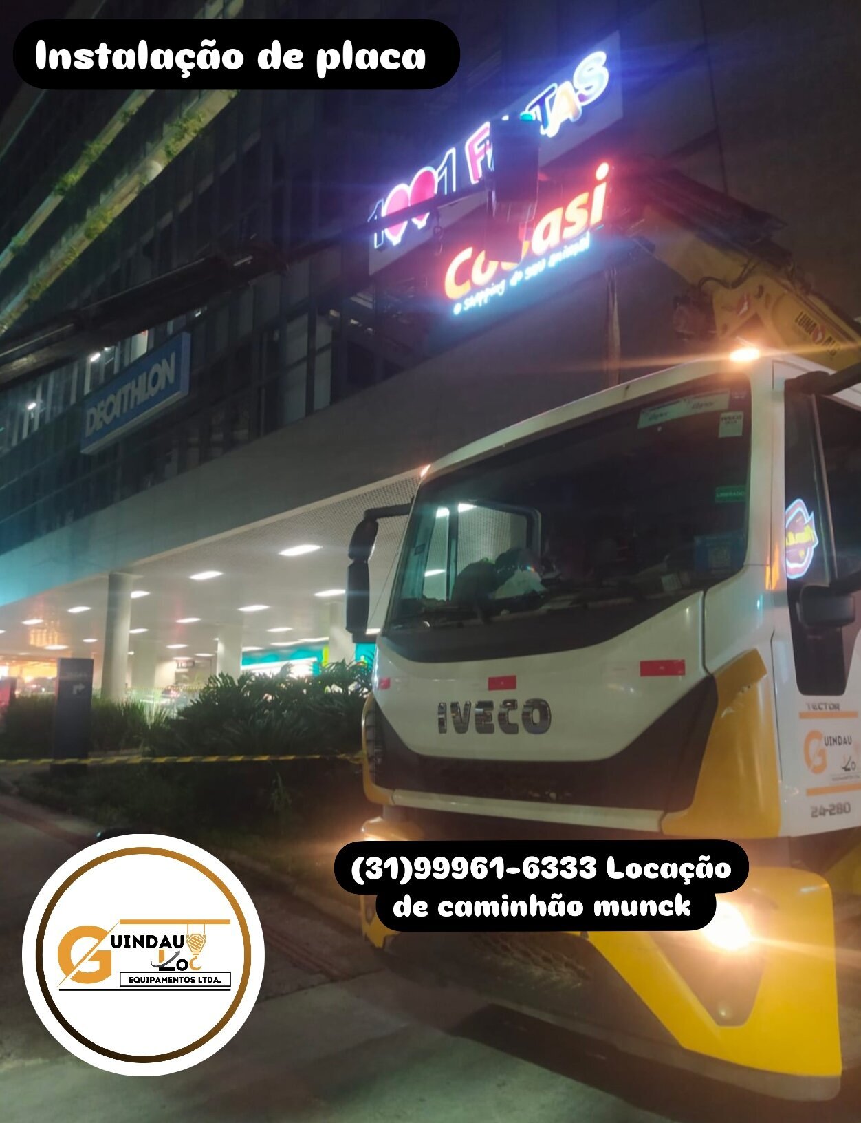 Images Guindauloc - Locação de caminhão munck