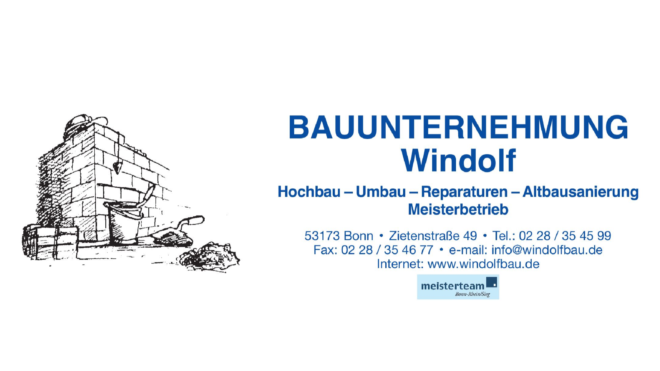 Bauunternehmung Windolf in Bonn - Logo