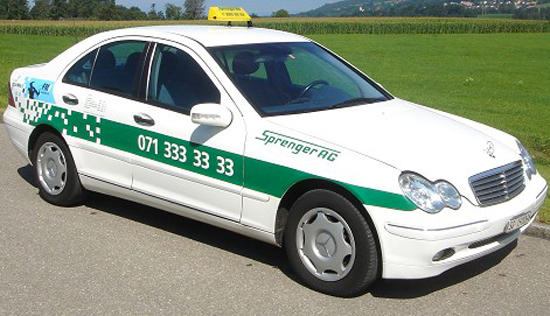 Bilder Sprenger AG St. Gallen Taxi