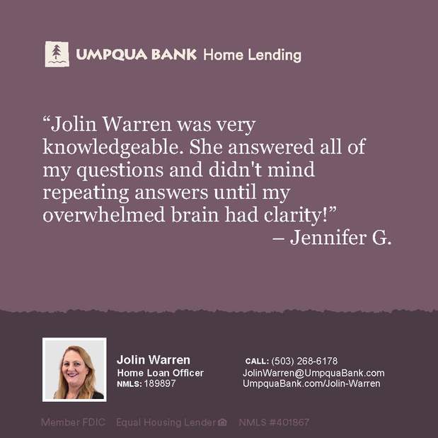 Images Jolin Warren - Umpqua Bank