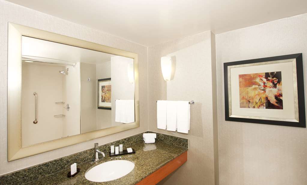 Guest room bath Embassy Suites by Hilton Detroit Livonia Novi Livonia (734)462-6000