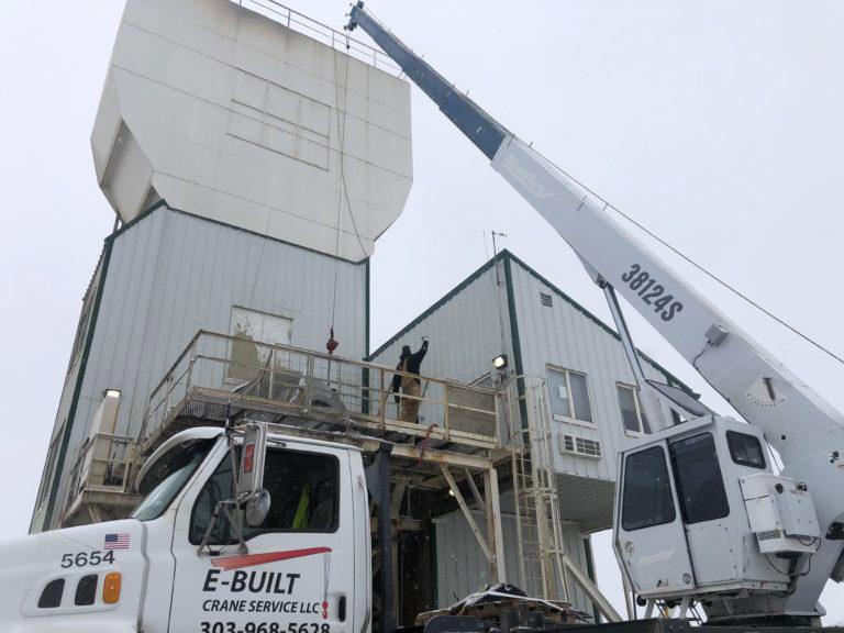 E-built offer heavy duty cranes that lift from 38 to 50 tons!