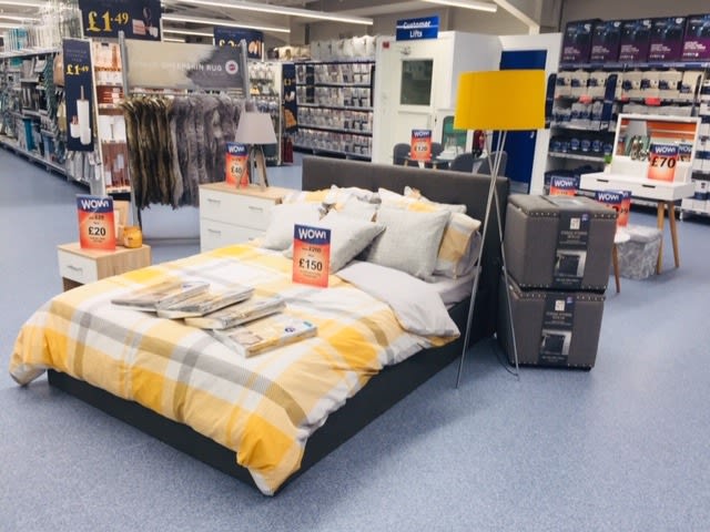 B&M's brand new store in Chepstow features a wide home range full of beautiful bedding and home decor in the latest colours and trends.