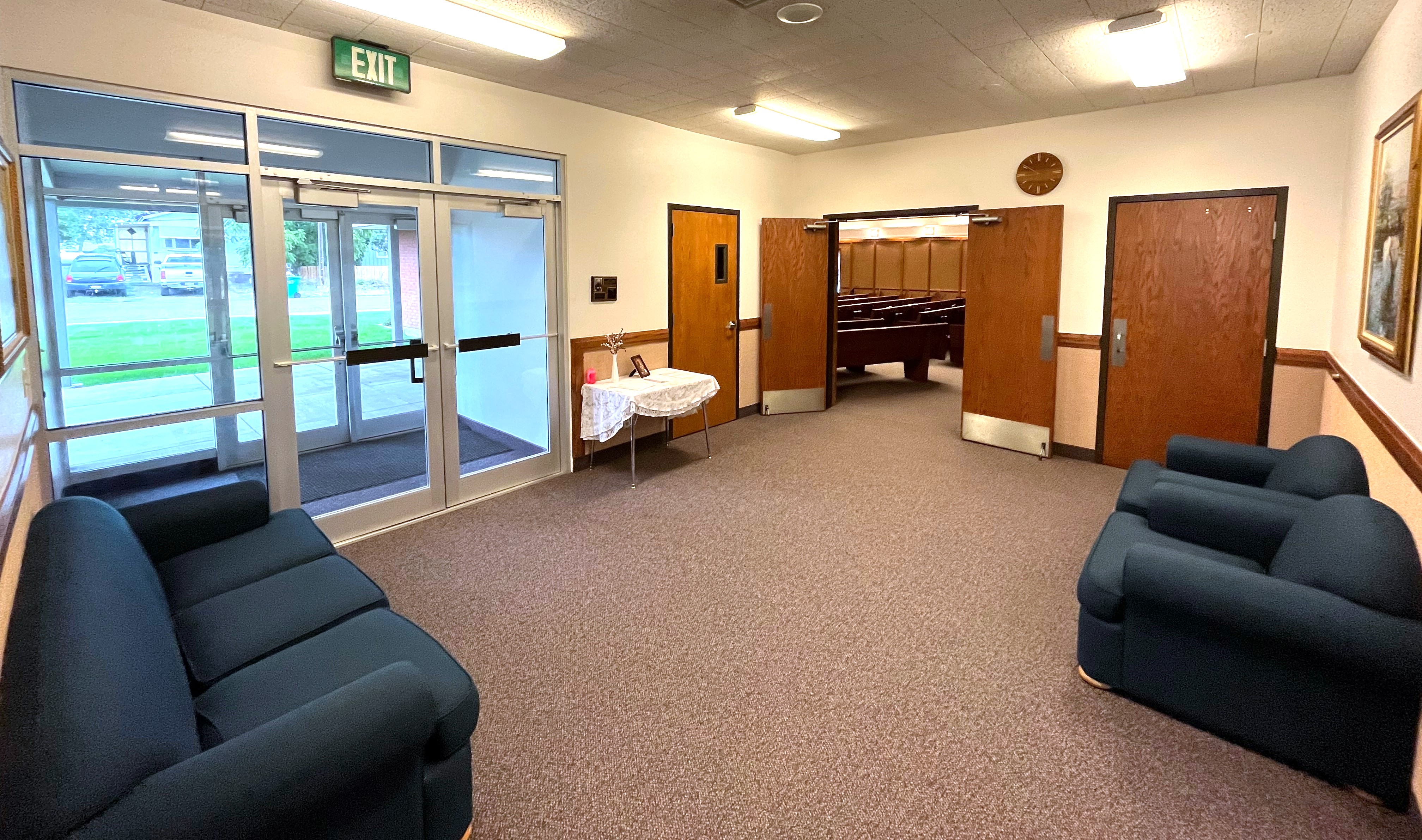 Council, Idaho lobby/ foyer of The Church of Jesus Christ of Latter-day Saints.