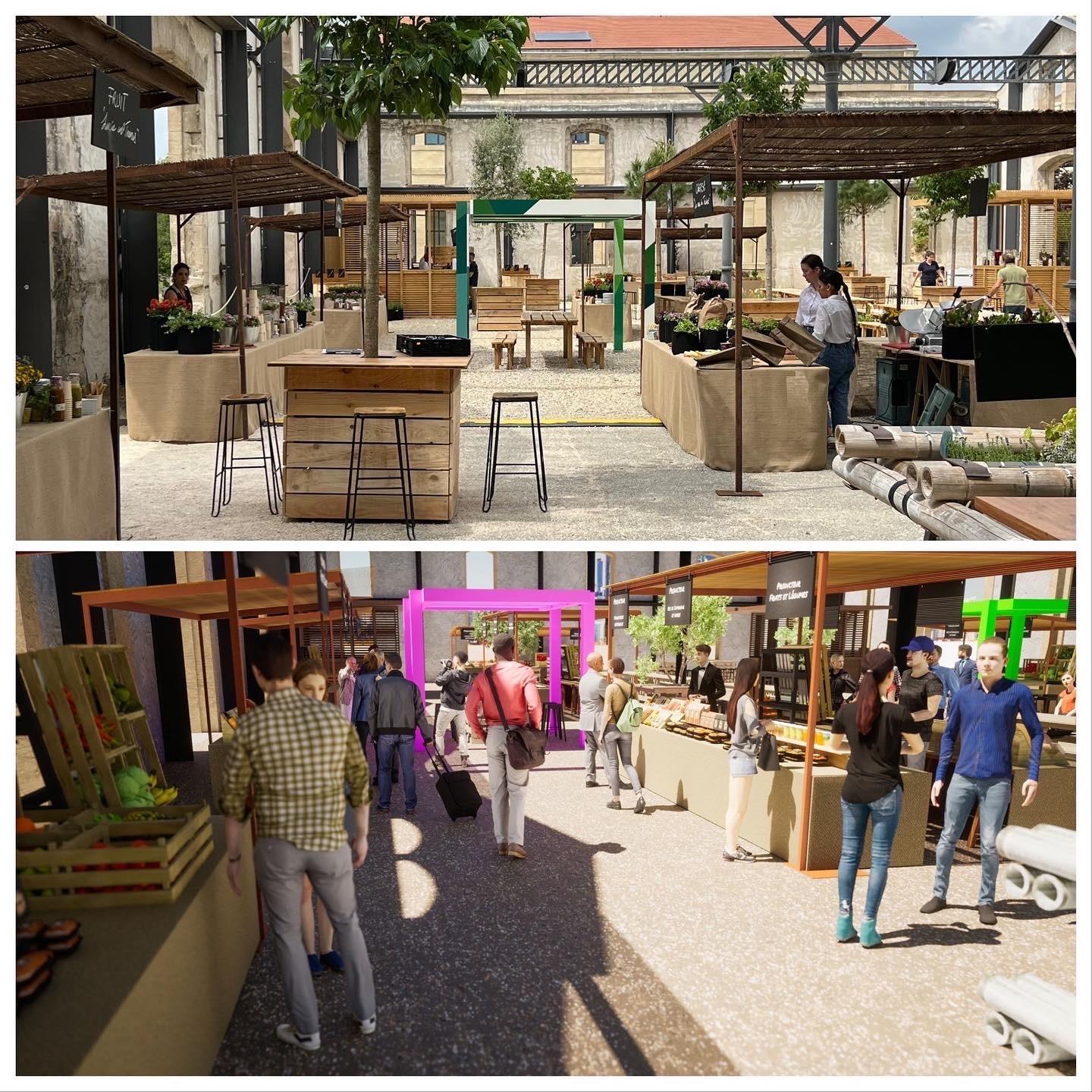 Modelisation 3d avant et après