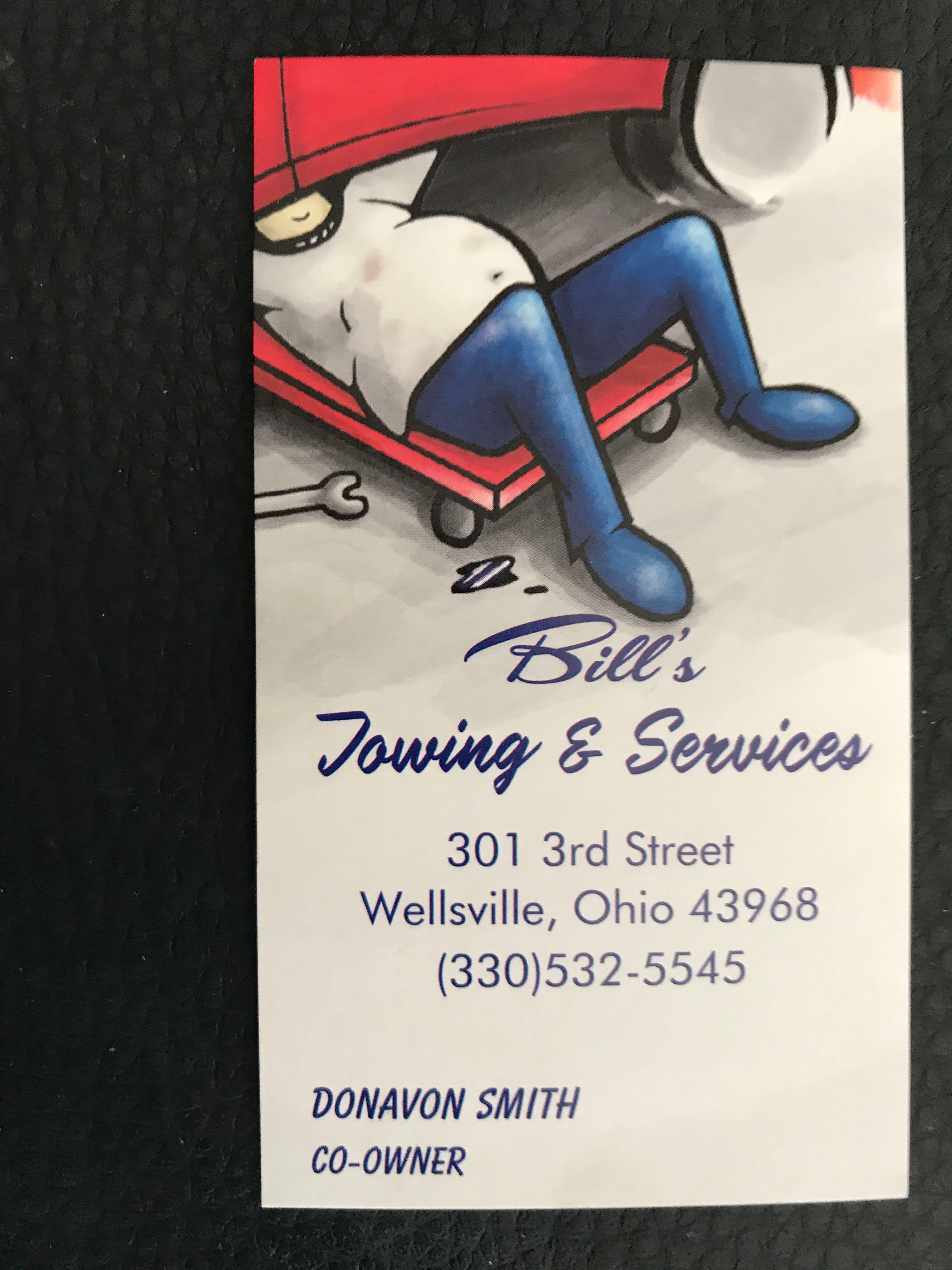 Bill's Towing & Services - Wellsville, OH 43968 - (330)532-5545 | ShowMeLocal.com