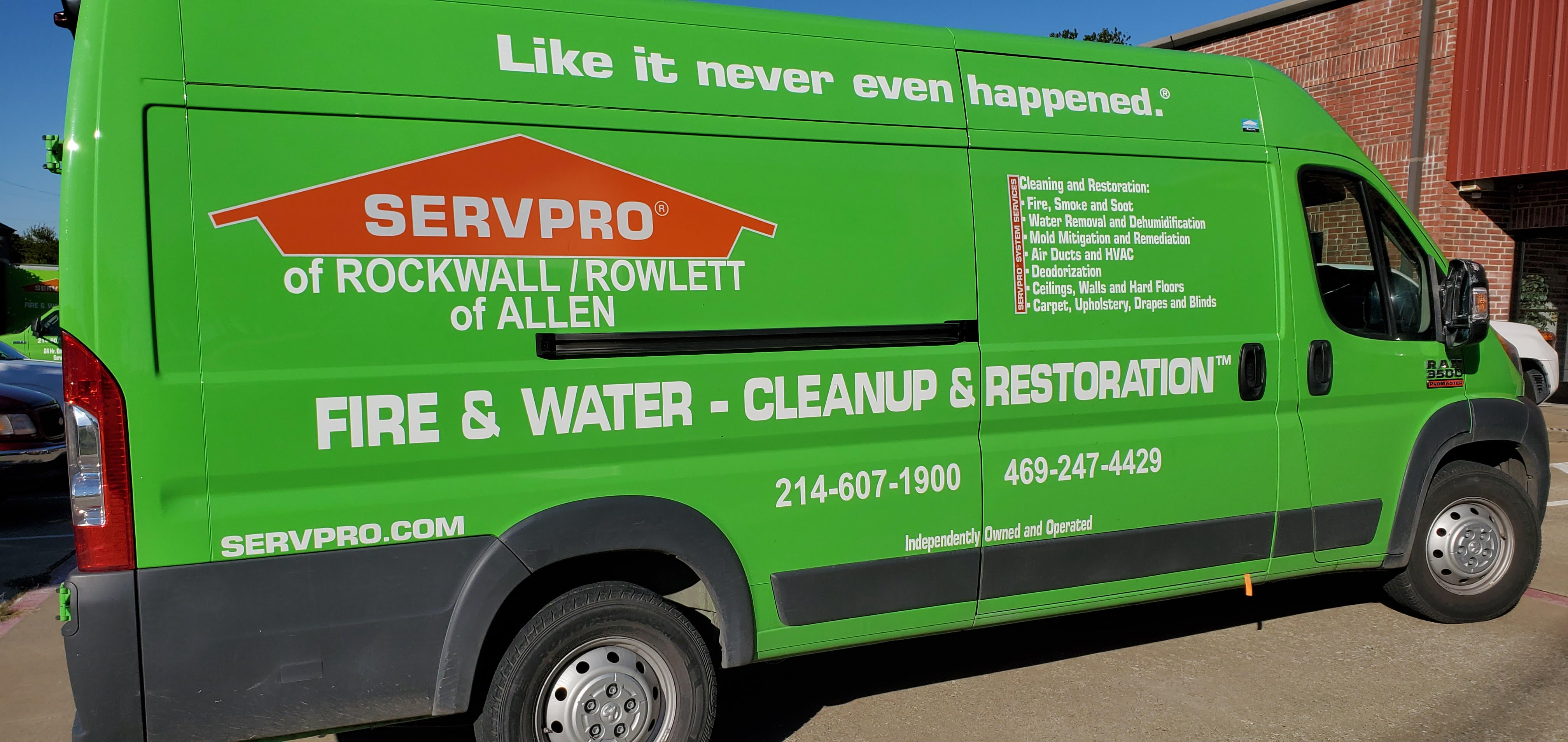 SERVPRO is ready to dispatch 24/7