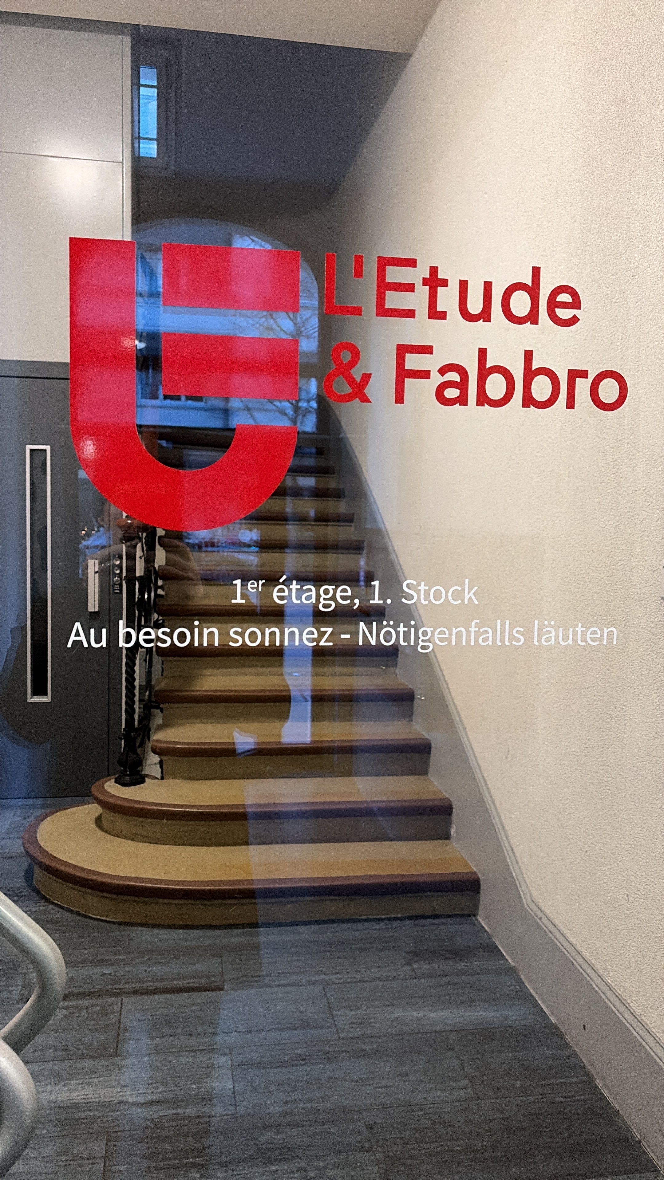 L'Etude & Fabbro, Boulevard de Pérolles 21 in Fribourg