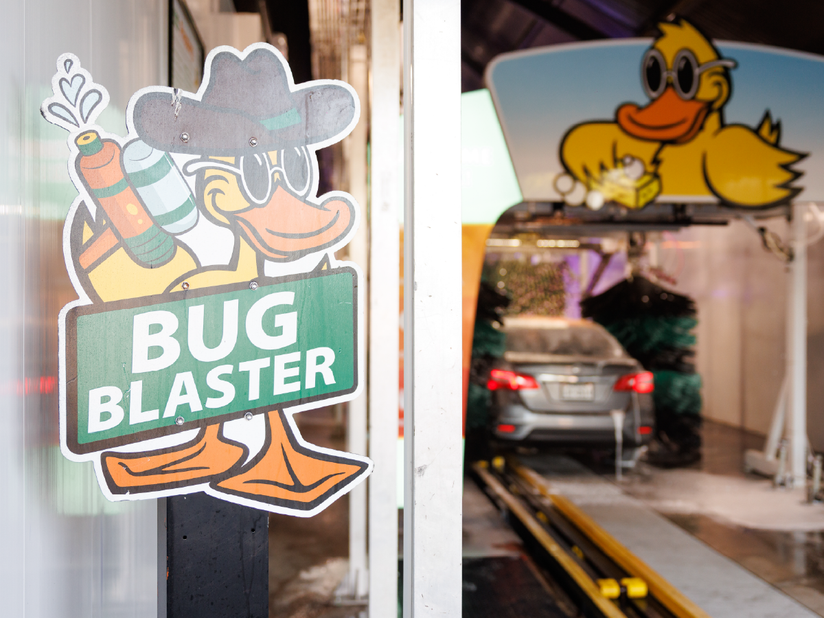 Bug Blaster is one of the specialty treatments available at Quick Quack Car Wash, designed to remove stubborn insects and road debris before your wash begins. A cleaner car starts here.