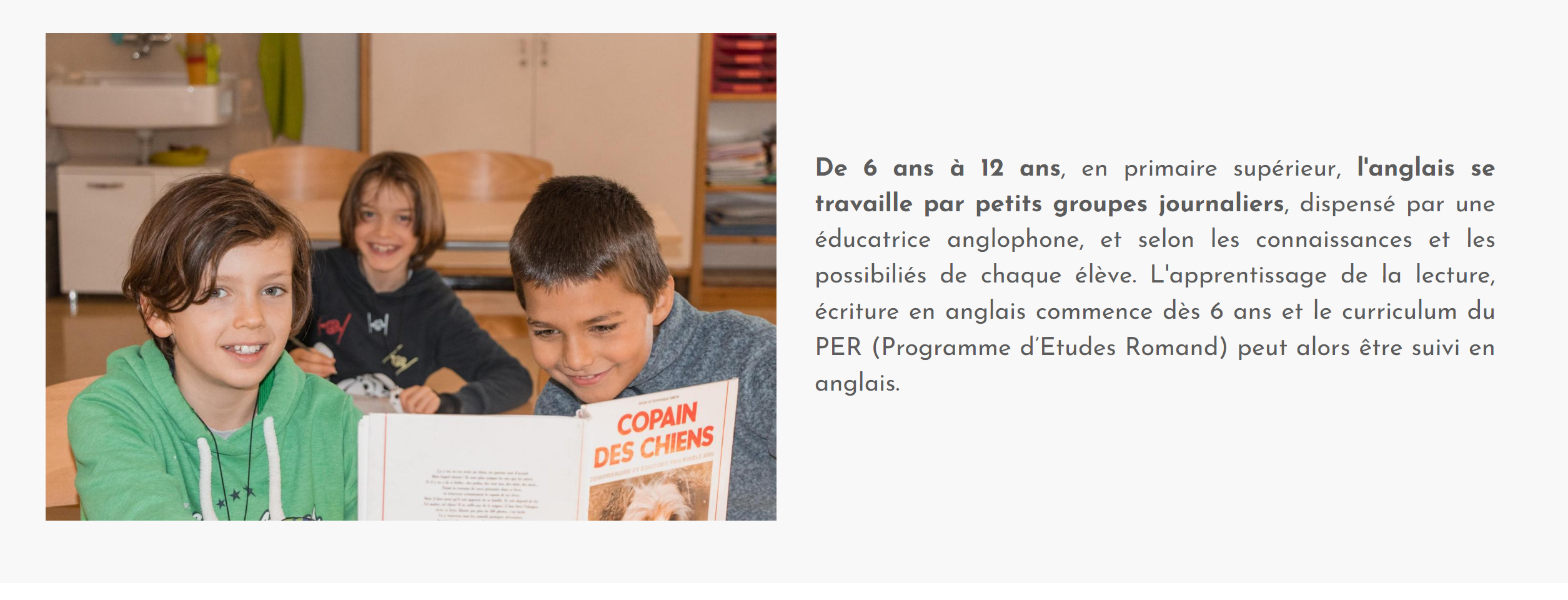 Bilder Ecole des Nations (pédagogie Montessori)