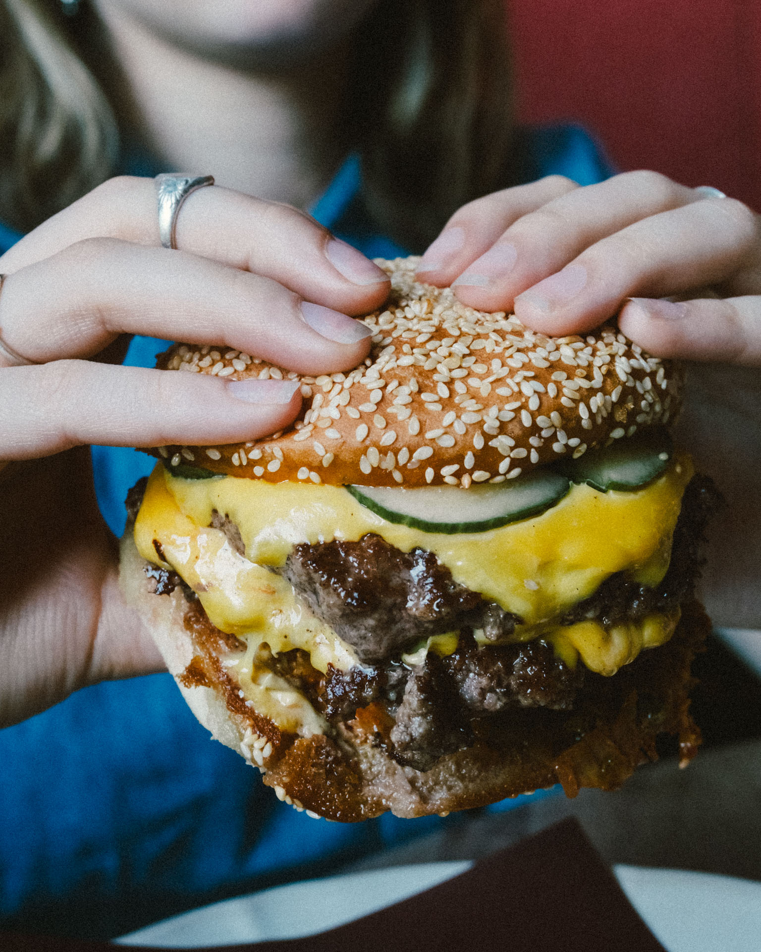 Kimchi Cheeseburger 