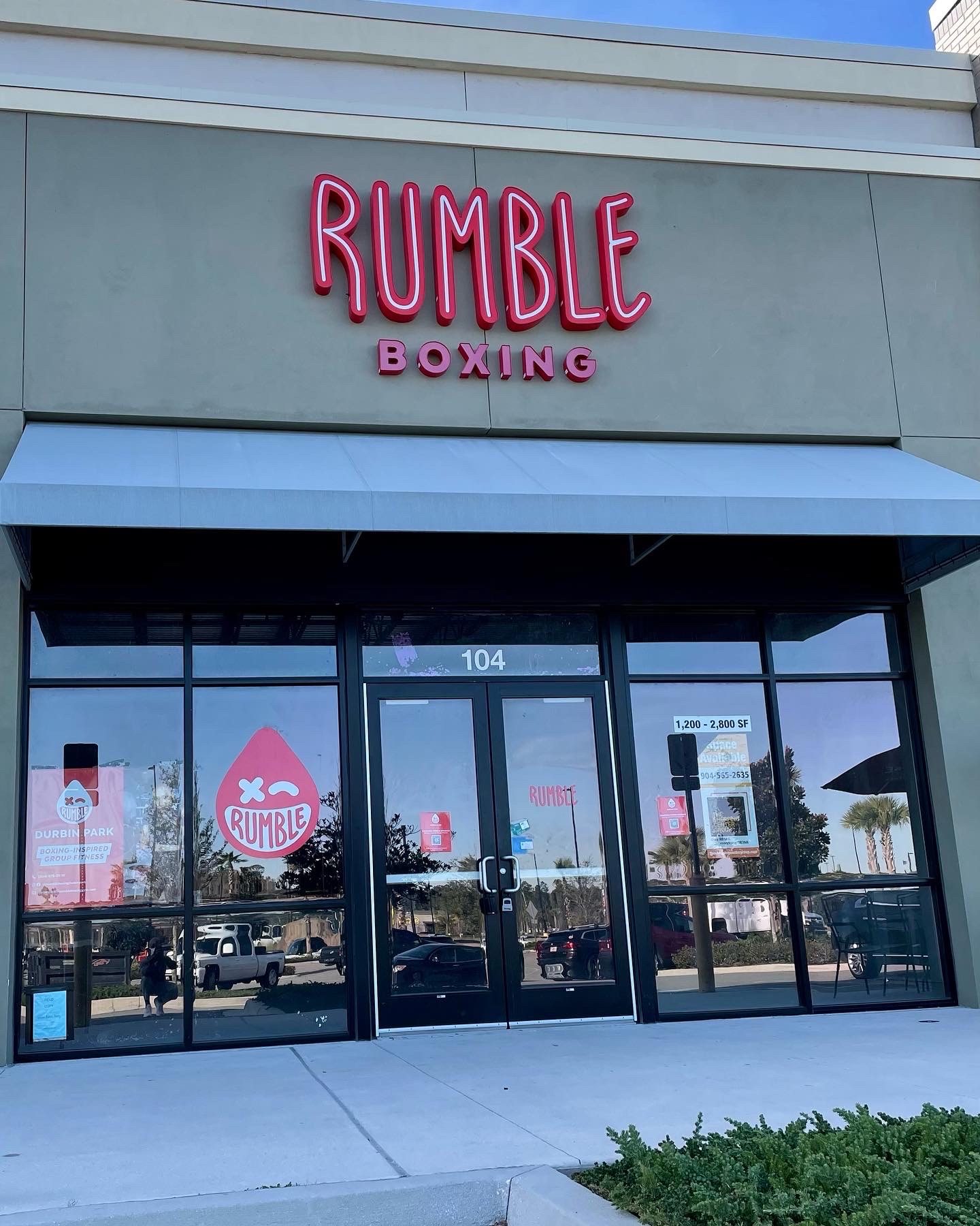 Rumble Boxing Durbin Park is steadily moving ahead to opening soon!