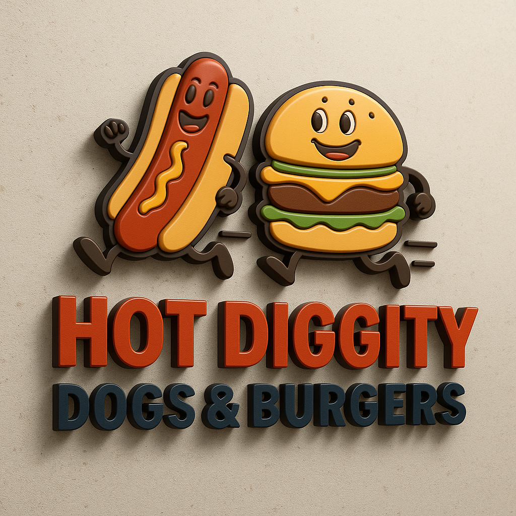 Hot Diggity Dogs &amp; Burgers LLC Logo