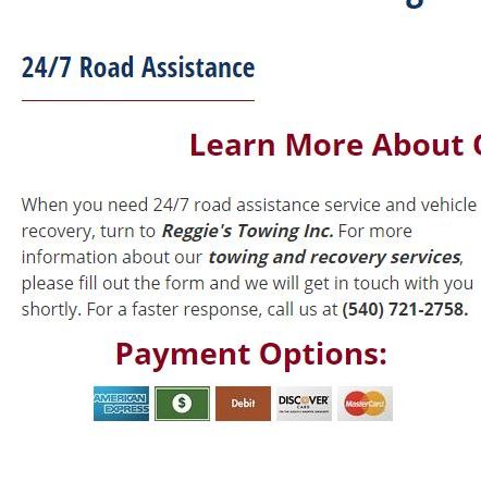Images Reggie's Towing Inc
