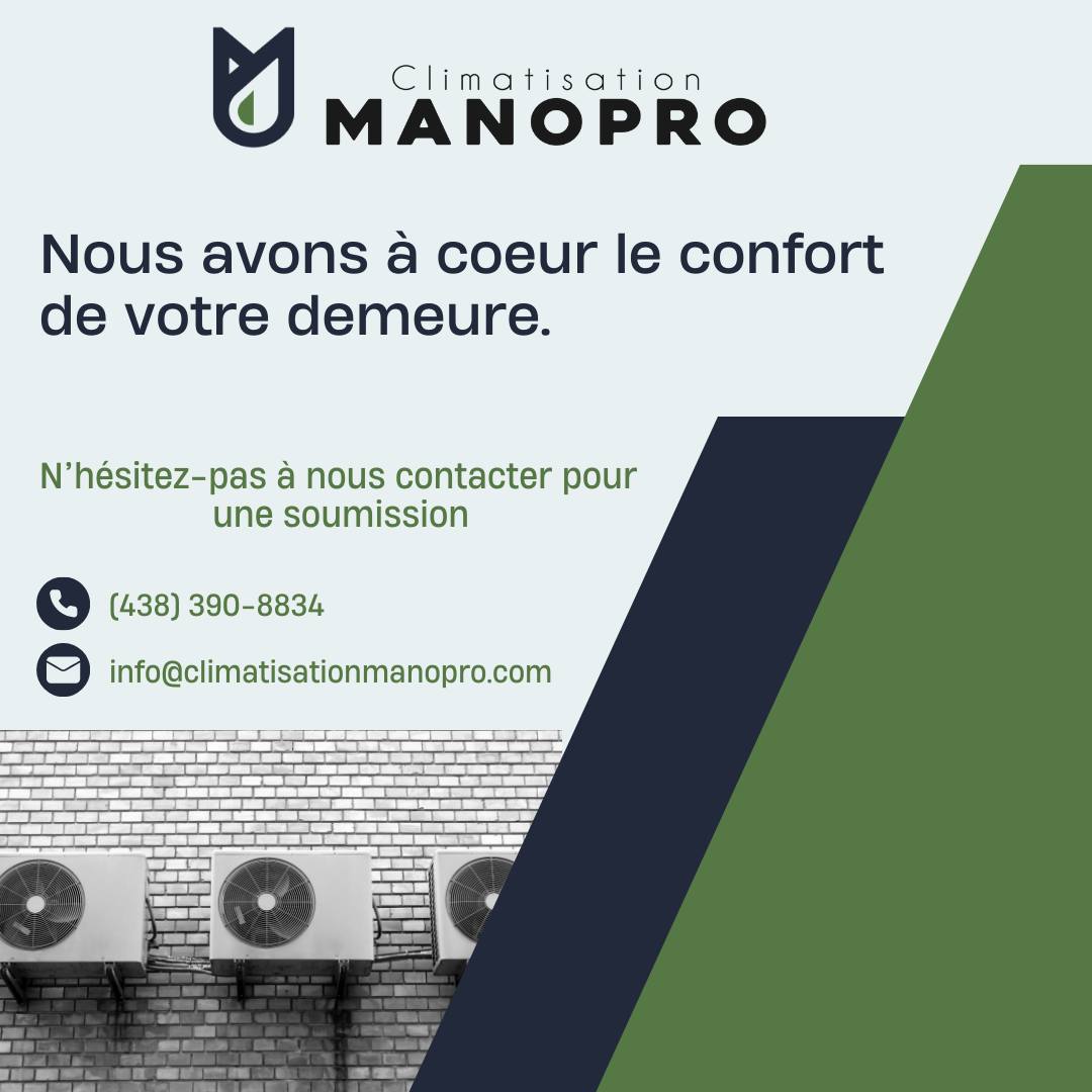 Images Climatisation Manopro Inc. - Thermopompe, Climatisation & Chauffage