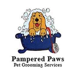 Pampered Paw's Pet Grooming Logo