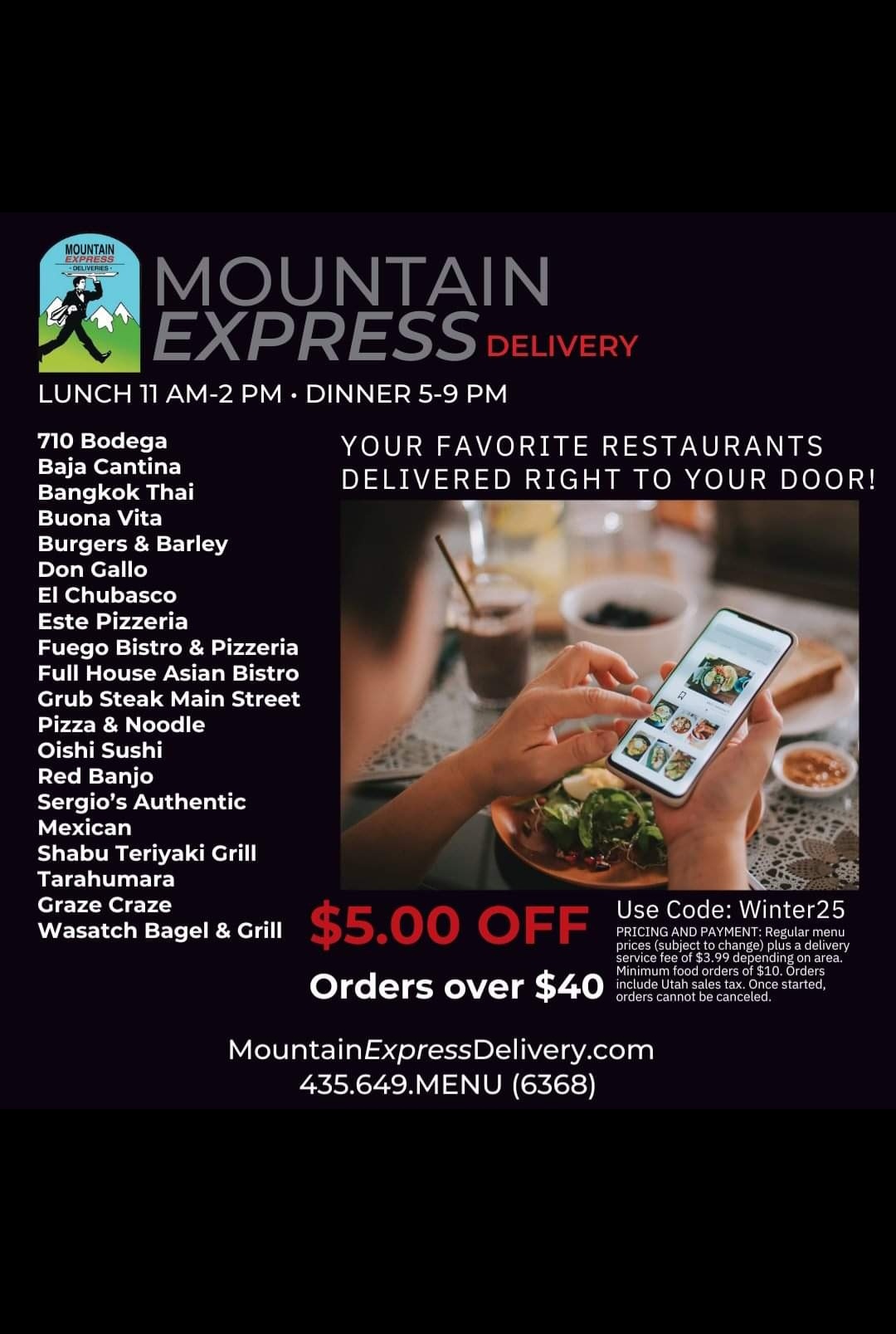 Mountain Express Delivery Image