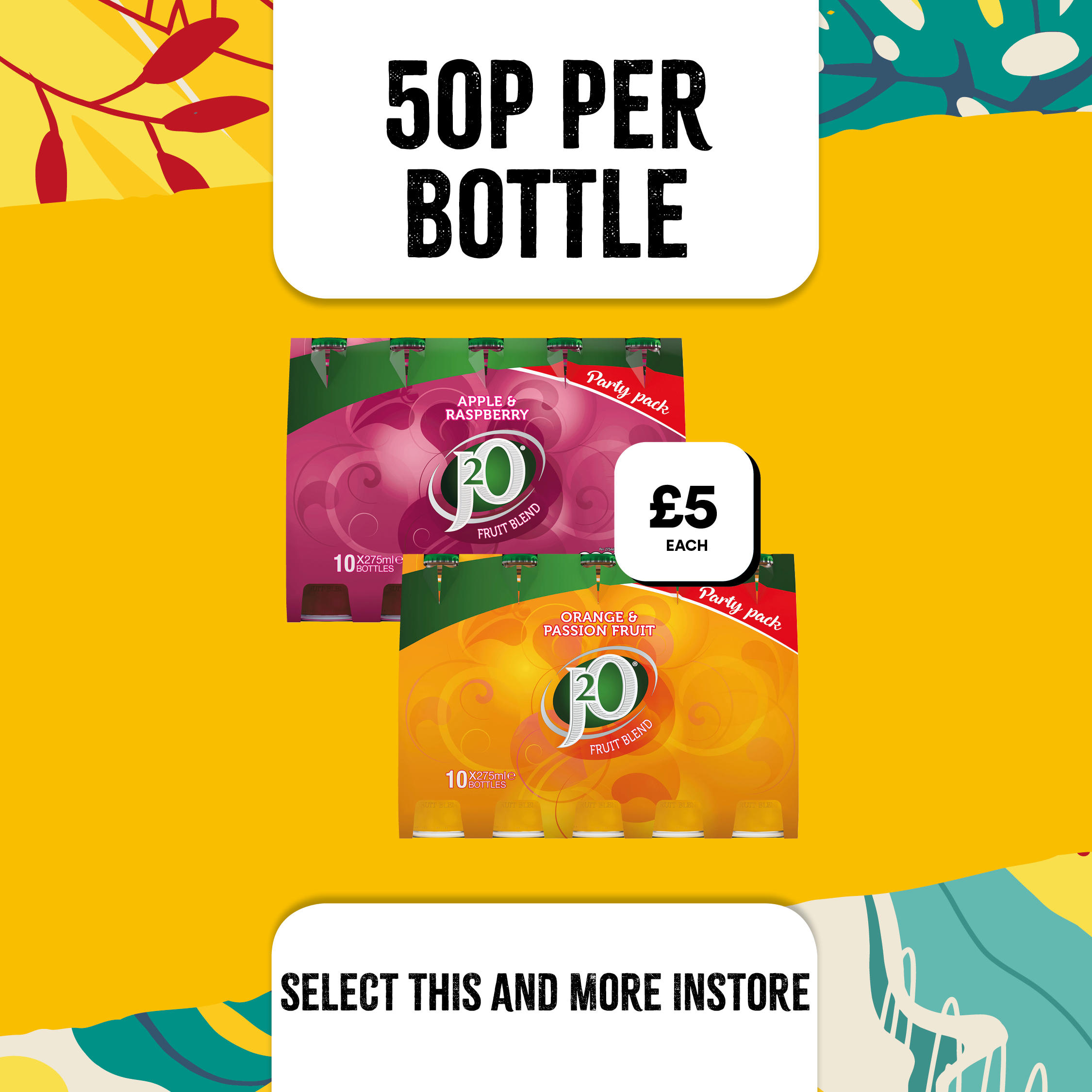 j20 at select convenience only 50p per bottle Select Convenience Huddersfield 01484 541193
