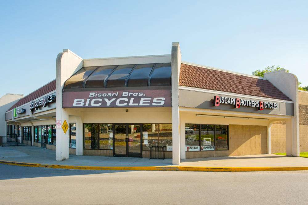 Biscari Brothers Bicycles at Liberty Corners Shopping Center
