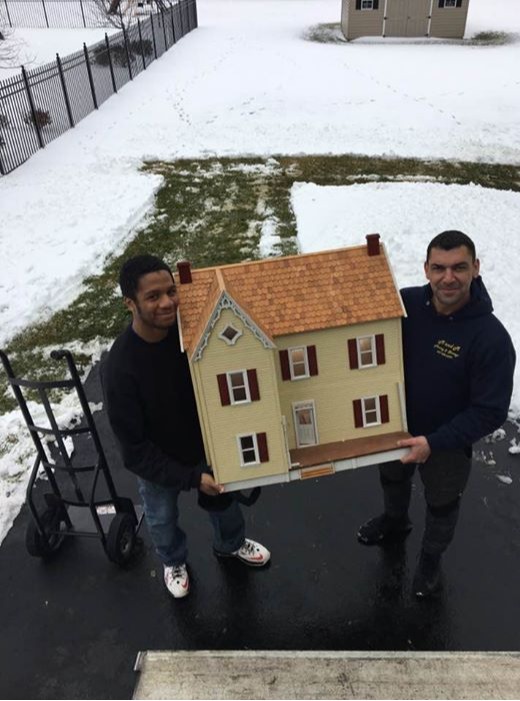 The team in action, moving your belongings safely—even in the snow! We treat your stuff like it’s our own.