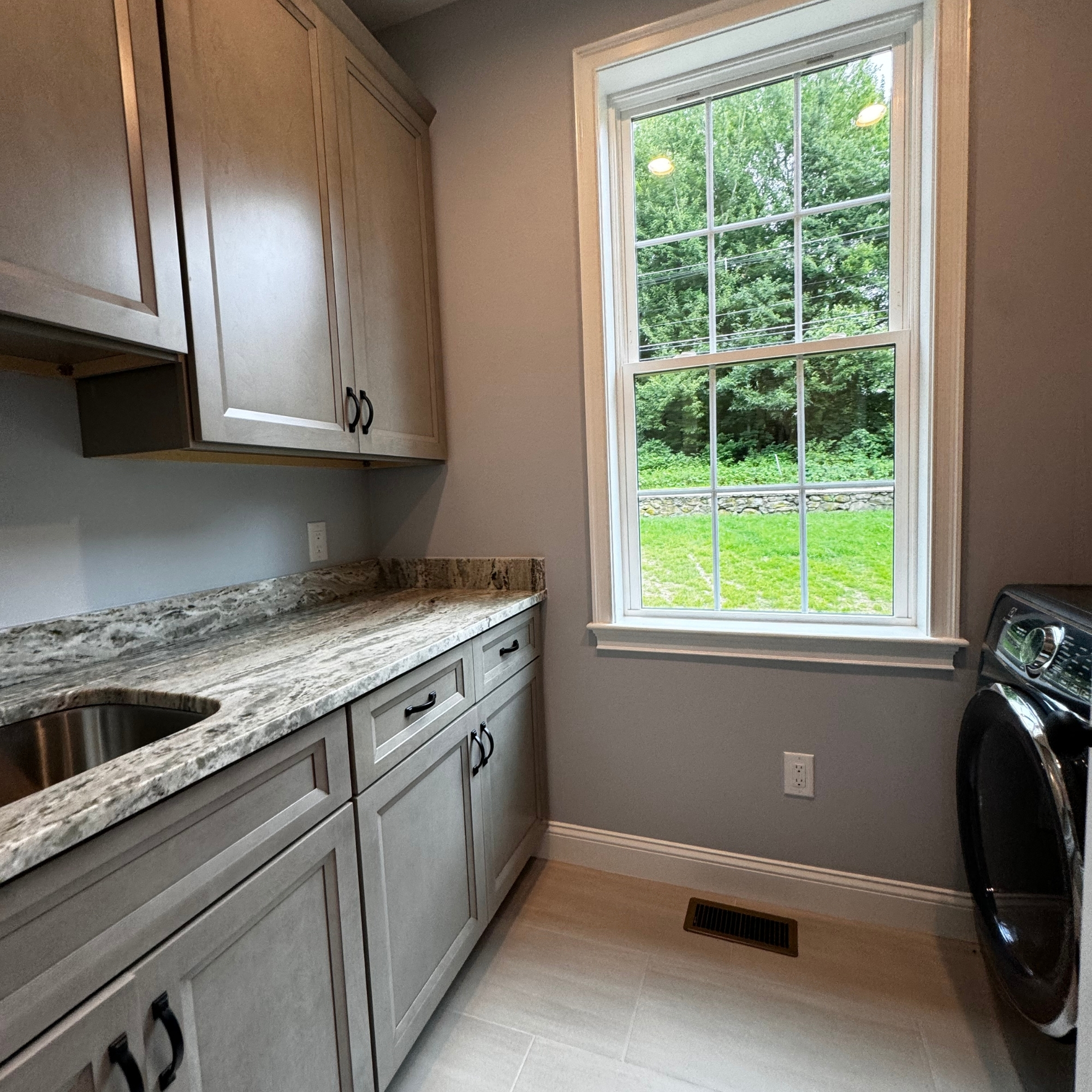 Modern kitchen with new appliances.