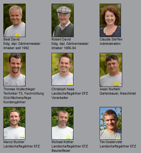 David Gartenbau AG, Bleichenbergstrasse 24 in Biberist